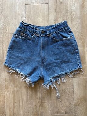 Levi’s Orange Tab Cut Off Jean Shorts 24 Waist